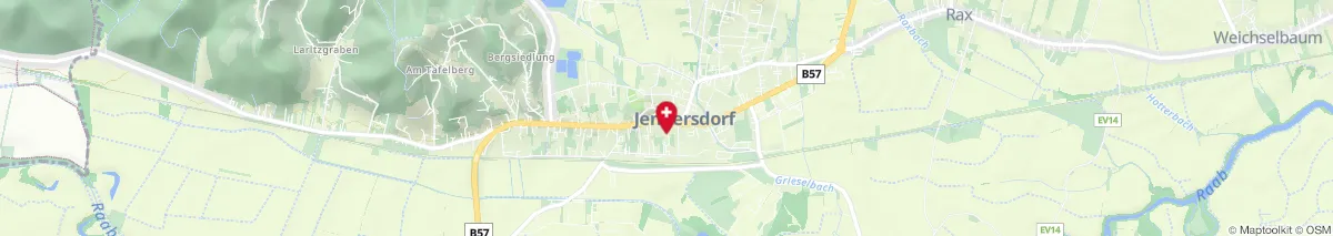 Kartenansicht für Apotheken-Notdienste in der Nähe von Jennersdorf (Bezirk, Burgenland) (1)